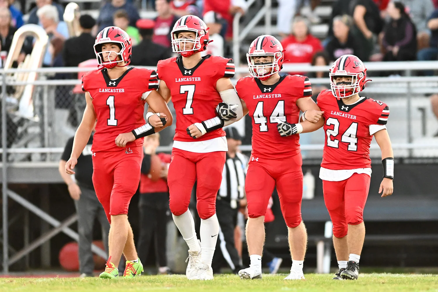 Captains going to the coin toss