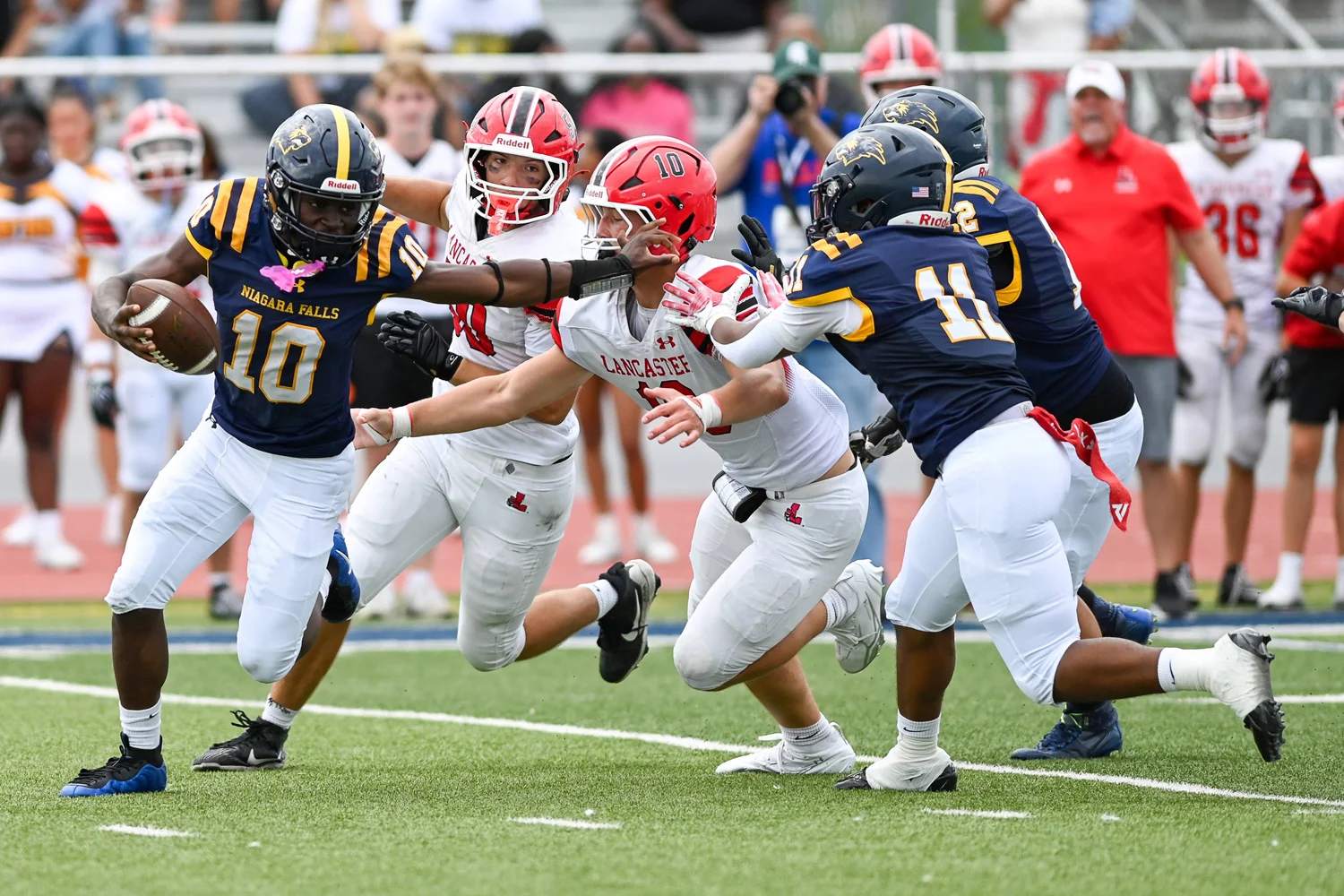 Defense getting after the QB