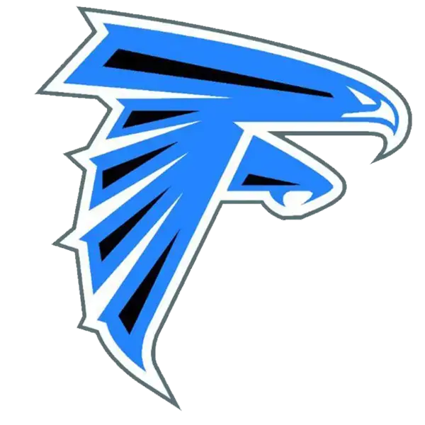 Health Sciences/BASC/Charter Falcons Football Logo